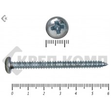Шуруп с полукруглой головкой DIN7981 6,3х 60 Средняя фасовка (70шт) Prokrep