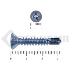 Саморез потай, цинк 5.5 x 32 сверло, DIN 7504P (5000шт) Prokrep