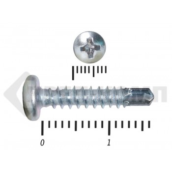 Саморез с полукруглой головкой, сверло DIN 7504N 4,2х16 (12000шт) Prokrep