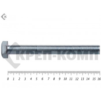 Болт полная резьба, цинк DIN933 36х160 пр.10,9 (25кг/14) Prokrep