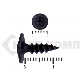 Саморез с прессшайбой острый Чёрный фосфат 4,2х13 Малая фасовка (150шт) Prokrep