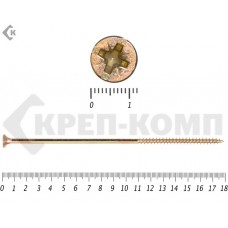 Саморез желтый цинк POZY 6х180 Малая фасовка (5шт) Prokrep
