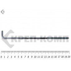 Шуруп с костылём L-образный 8х200 (40шт) Prokrep