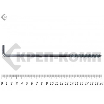 Шуруп с костылём L-образный 8х200 (40шт) Prokrep