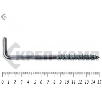 Шуруп с костылём L-образный 10х150 (25шт) Prokrep