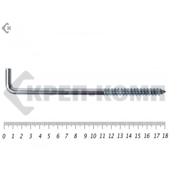 Шуруп с костылём L-образный 10х180 (25шт) Prokrep