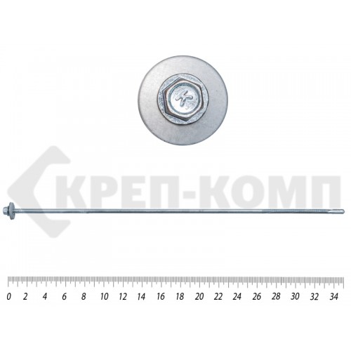 Саморез для с/панелей Prokrep 6,3/5,5х350 Средняя фасовка (30шт) Prokrep Саморез для с/панелей Prokrep 6,3/5,5х350 Средняя фасовка (30шт) Prokrep