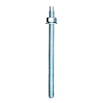 Анкерная шпилька, прочность 8.8, покрытие белый цинк, KENNER RG м16х220 (10шт) KENNER
