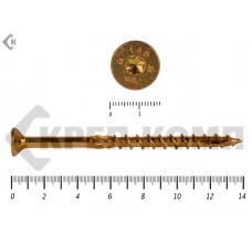 Саморезы Конструкционные, потай Torx, желтый цинк10х140 мм Prokrep (50 шт) Prokrep
