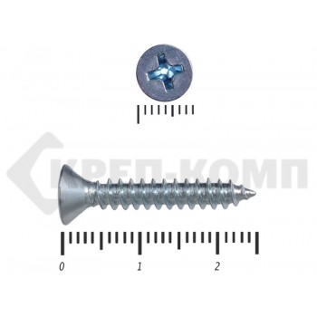 Саморез потай цинк DIN 7982 4,2х25 Средняя фасовка (1000шт) Prokrep