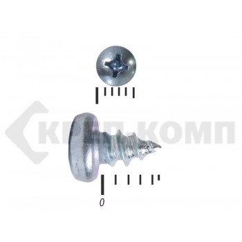 Шуруп с полукруглой головкой DIN7981 2,2х 4,5 Средняя фасовка (5000шт) Prokrep