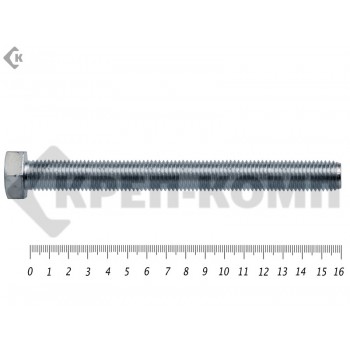Болт полная резьба, цинк DIN933 16х160 пр.10,9 (25кг/99) Prokrep