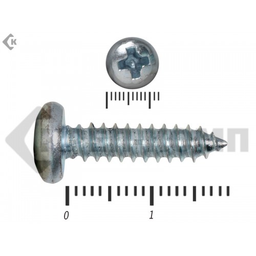Шуруп с полукруглой головкой DIN7981 6,3х 19 Малая фасовка (45шт) Prokrep Шуруп с полукруглой головкой DIN7981 6,3х 19 Малая фасовка (45шт) Prokrep