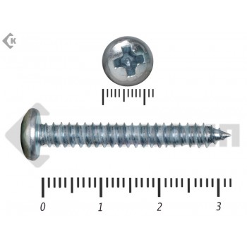 Шуруп с полукруглой головкой DIN7981 6,3х 32 Малая фасовка (35шт) Prokrep
