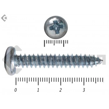 Шуруп с полукруглой головкой DIN7981 6,3х 38 Малая фасовка (25шт) Prokrep