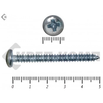 Шуруп с полукруглой головкой DIN7981 6,3х 50 Малая фасовка (10шт) Prokrep
