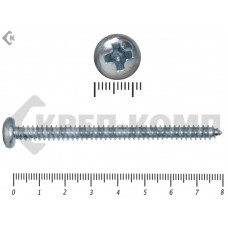 Шуруп с полукруглой головкой DIN7981 6,3х 80 Малая фасовка (4шт) Prokrep