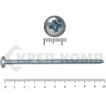 Шуруп с полукруглой головкой DIN7981 6,3х100 Малая фасовка (6шт) Prokrep