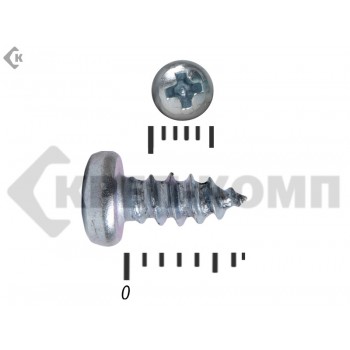 Шуруп с полукруглой головкой DIN7981 2,9х 6,5 Малая фасовка (250шт) Prokrep