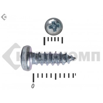 Шуруп с полукруглой головкой DIN7981 2,9х 9,5 Малая фасовка (300шт) Prokrep
