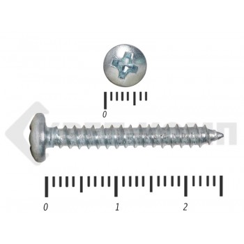 Шуруп с полукруглой головкой DIN7981 3,5х25 Малая фасовка (140шт) Prokrep