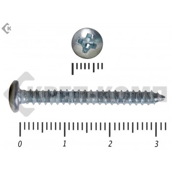 Шуруп с полукруглой головкой DIN7981 3,5х32 Малая фасовка (110шт) Prokrep