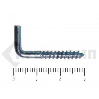 Шуруп с костылём L-образный 3,5 х 30 (1000шт) Prokrep