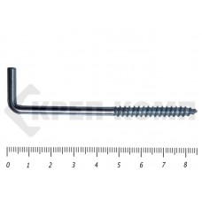 Шуруп с костылём L-образный 5х 85 (100шт) Prokrep