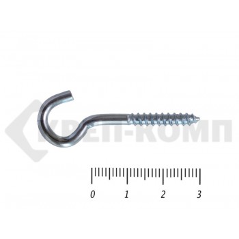 Шуруп с полукольцом 4х30 (600шт) Prokrep