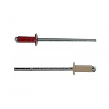 Заклепка алюм/сталь крашенная 3,2х8 RAL8019 (1000шт) KENNER-SRC KENNER