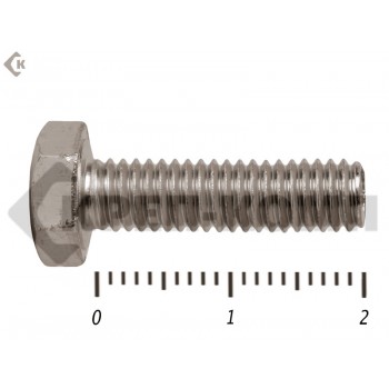 Болты с полной резьбой, нержавеющие DIN933 А2 4х 20 Малая фасовка (100шт) Prokrep