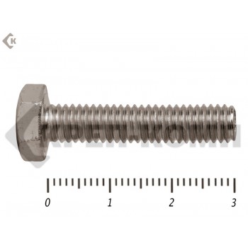Болты с полной резьбой, нержавеющие DIN933 А2 4х 30 Малая фасовка (50шт) Prokrep