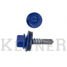Саморез кровельный 4,8х19 RAL5002, ультрамарин Kn KENNER (4500шт) KENNER
