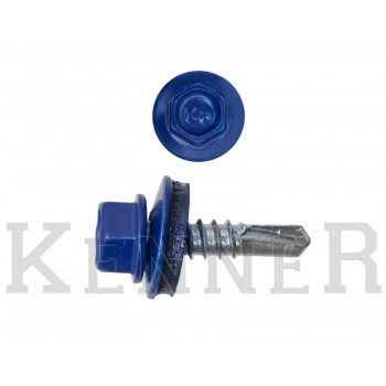Саморез кровельный 4,8х19 RAL5002, ультрамарин Kn KENNER (4500шт) KENNER