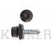 Саморез кровельный 4,8х19 RAL8019, серо-коричневый Kn KENNER (4500шт) KENNER