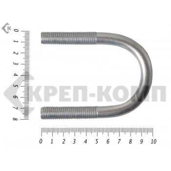 Болт оц. U-образный UBZ 2 1/2 M10 без гайки (10шт) Prokrep