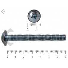 Винт с прессшайбой DIN967 6х 70 (1000шт) Prokrep