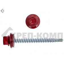 Саморез кровельный 4,8х51 RAL3003, красный рубин К Prokrep (2000шт) Prokrep