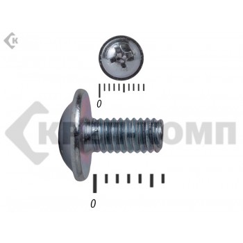 Винт с прессшайбой DIN967 4х 6 Средняя фасовка (2000шт) Prokrep