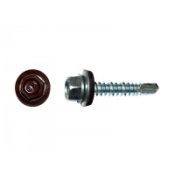 Саморез кровельный 5,5х19 RAL9005, чёрный К Prokrep (4000шт) Prokrep