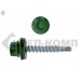Саморез кровельный 4,8х35 RAL6002, зелёный K Prokrep Средняя фасовка (250шт) Prokrep Саморез кровельный 4,8х35 RAL6002, зелёный K Prokrep Средняя фасовка (250шт) Prokrep