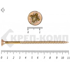 Саморез желтый цинк POZY 6х110 Малая фасовка (5шт) Prokrep