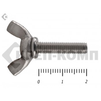 Винт-барашек, американский тип НЕРЖАВЕЙКА DIN 316 А2 5х20 (150 шт) Prokrep