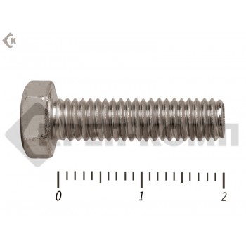 Болты с полной резьбой, нержавеющие DIN933 А2 5х 20 "МОСКРЕП" (500шт) МОСКРЕП