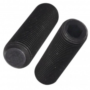 Винт установочный с внутр.шестигранником DIN 913 8х16 пр.12.9 тупой конец, черный МОСКРЕП (100шт.) Prokrep