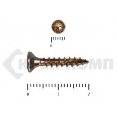 Саморезы Конструкционные, потай Torx, желтый цинк3.5х 20 мм (100 шт) Rusconnect