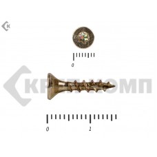 Саморезы Конструкционные, потай Torx, желтый цинк4.0х 16 мм (50 шт) Rusconnect