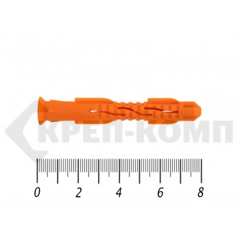 Дюбель рамный без шурупа 10х 80 ПОТАЙ полипропилен под м6 (50 шт) Prokrep