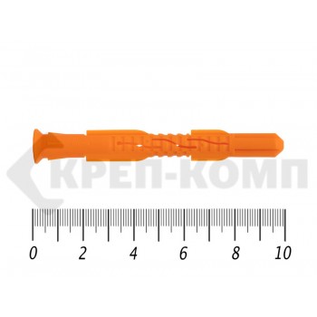 Дюбель рамный без шурупа 10х 100 ПОТАЙ полипропилен под м6 (50 шт) Prokrep