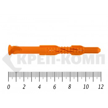 Дюбель рамный без шурупа 10х 120 ПОТАЙ полипропилен под м6 (50 шт) Prokrep